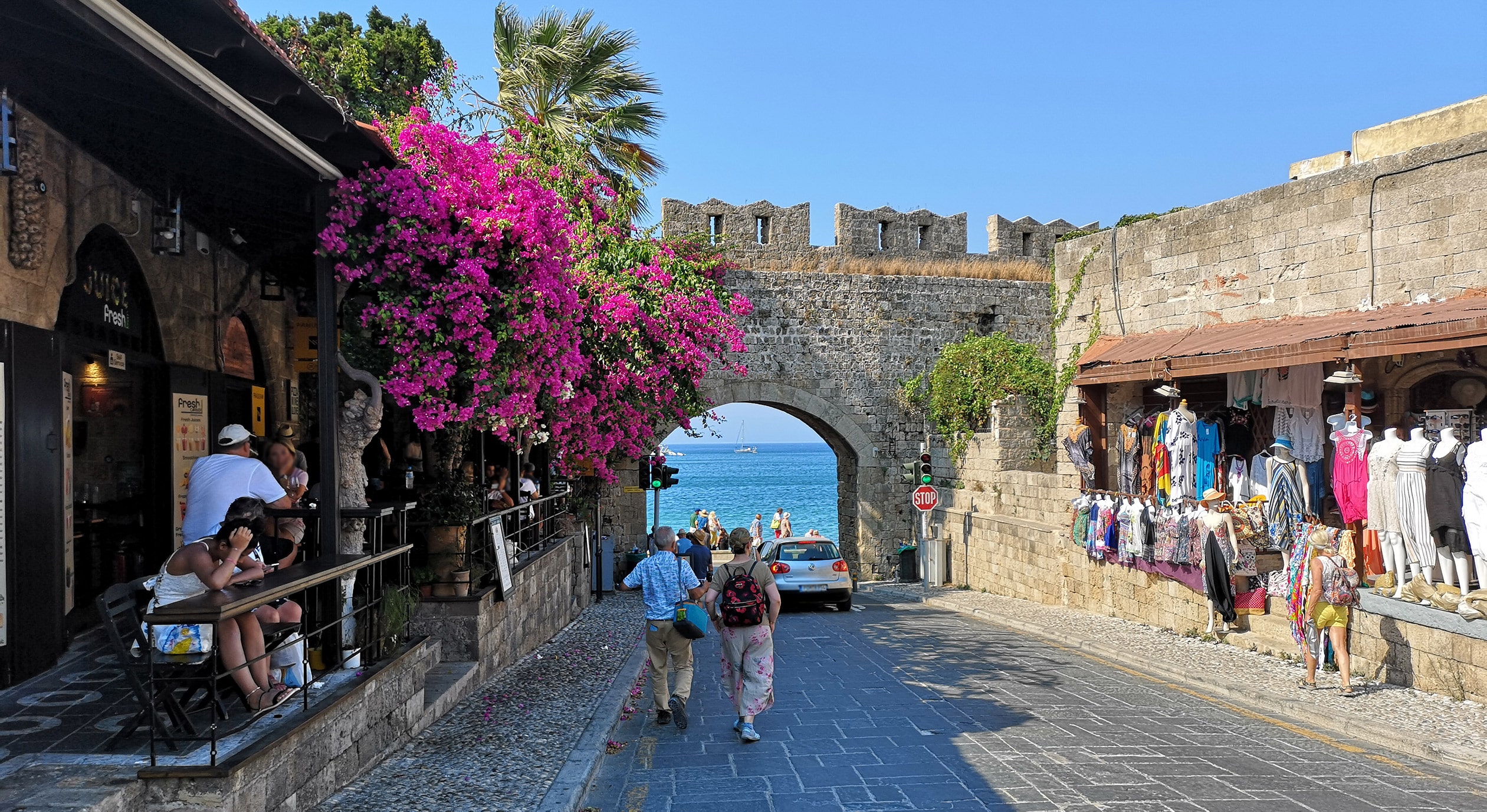 Rhodos Stadt Hafen