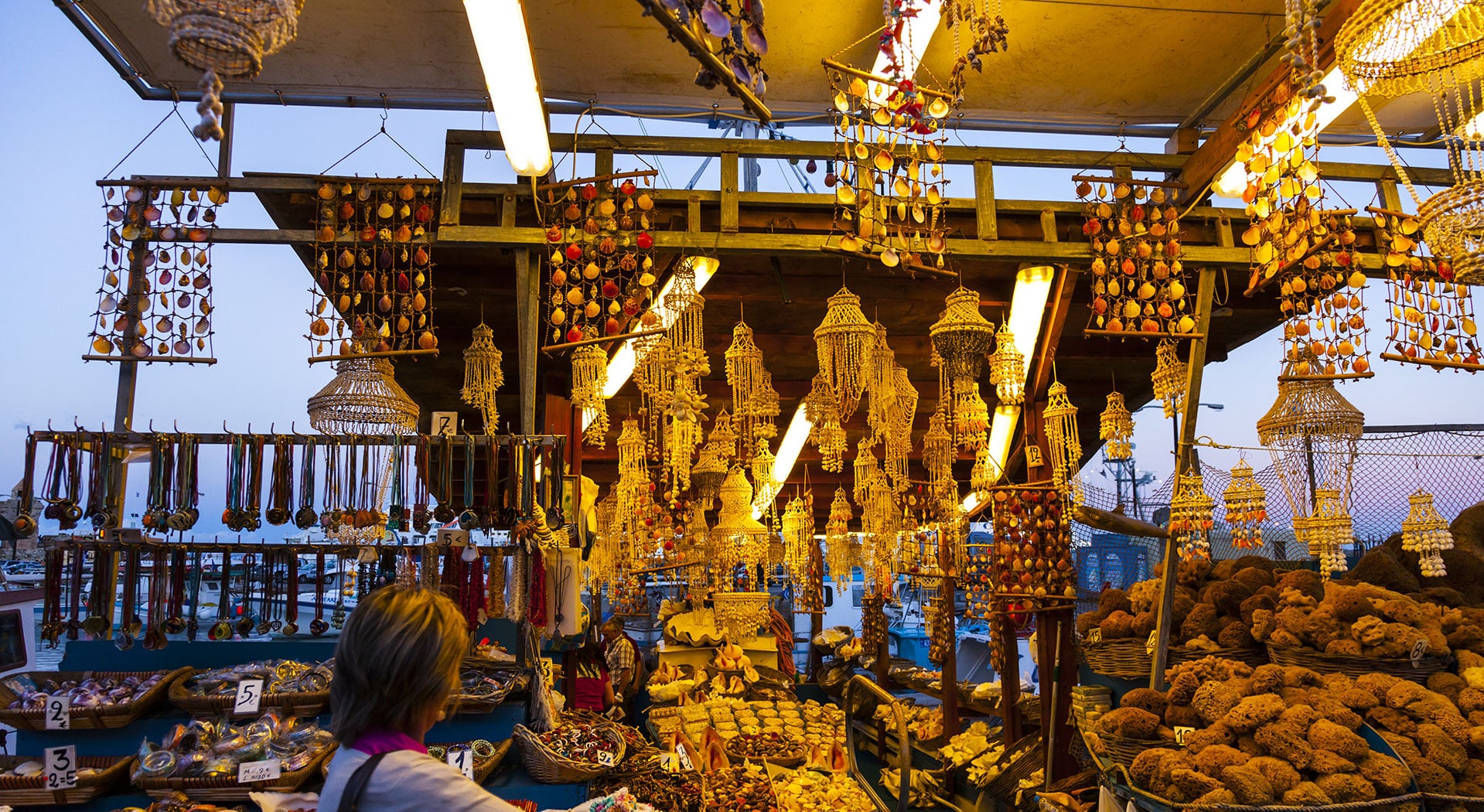 Markt Rhodos Stadt