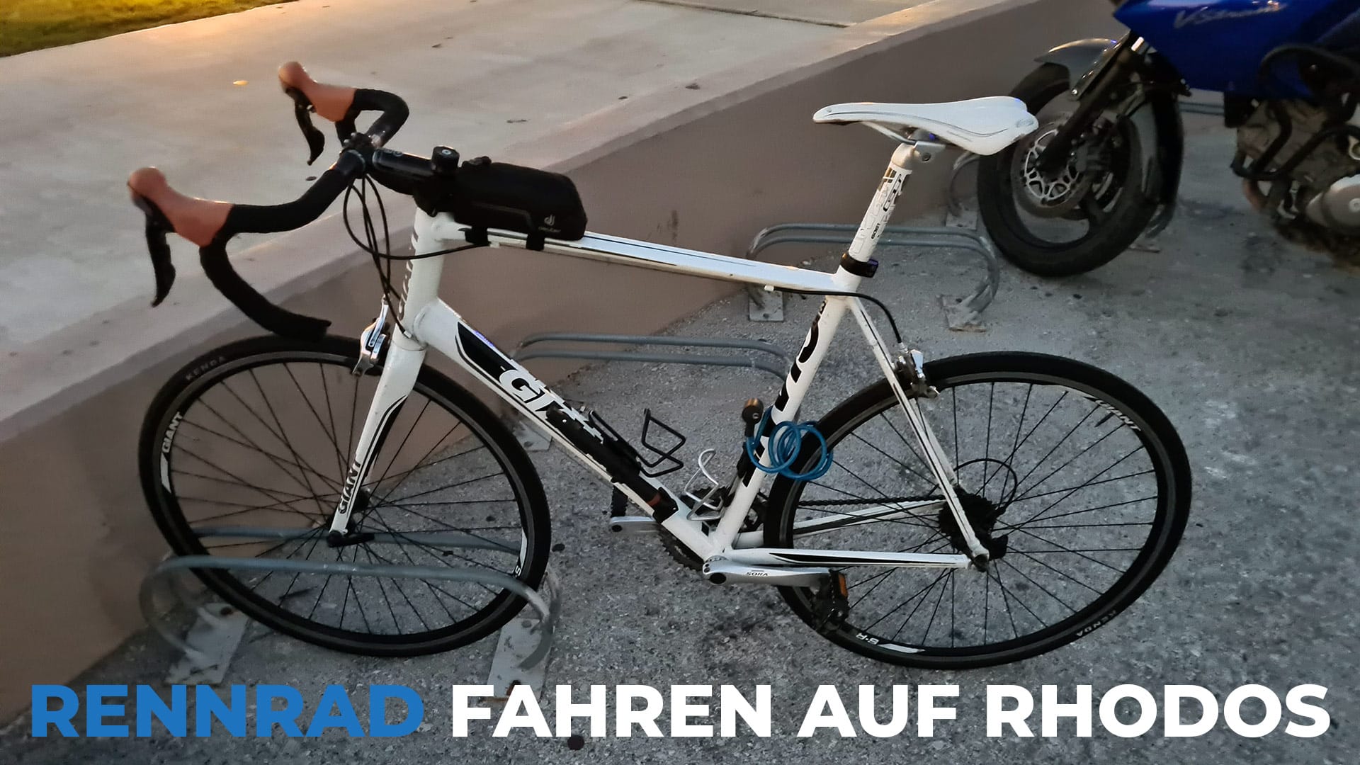 Rennrad fahren auf Rhodos